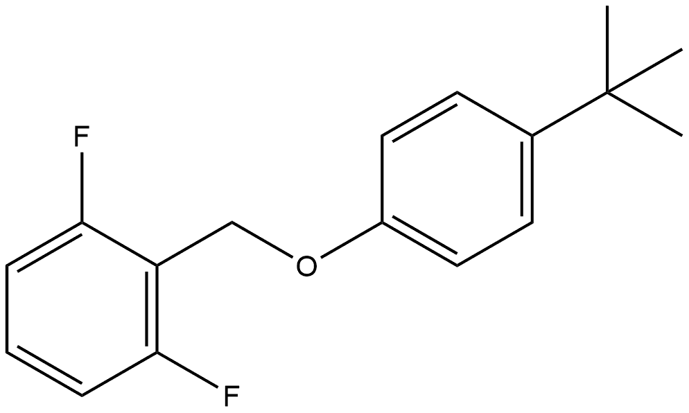 2-[[4-(1,1-Dimethylethyl)phenoxy]methyl]-1,3-difluorobenzene 结构式