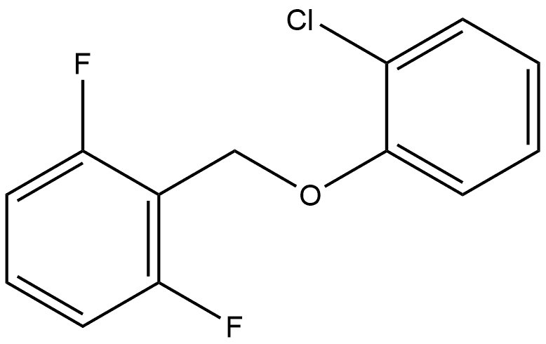 2-[(2-Chlorophenoxy)methyl]-1,3-difluorobenzene 结构式