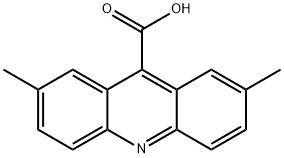 9-Acridinecarboxylic acid, 2,7-dimethyl- 结构式