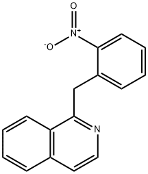 1-(2-Nitrobenzyl)isoquinoline 结构式