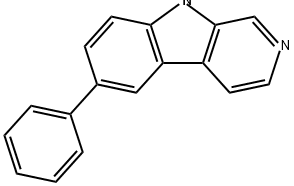 9H-Pyrido[3,4-b]indole, 6-phenyl- 结构式