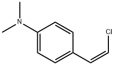 Benzenamine, 4-[(1Z)-2-chloroethenyl]-N,N-dimethyl- 结构式