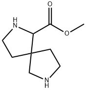 2,7-Diazaspiro[4.4]nonane-1-carboxylic acid, methyl ester 结构式