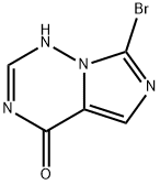 7-溴咪唑并[5,1-F] [1,2,4]三嗪-4(1H)- 酮 结构式