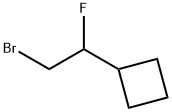 (2-bromo-1-fluoroethyl)cyclobutane 结构式