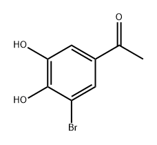 1-(3-溴-4,5-二羟基苯基)乙-1-酮 结构式