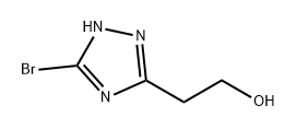 2-(5-溴-4H-1,2,4-三唑-3-基)乙醇 结构式