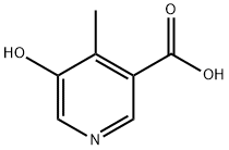 5-羟基-4-甲基烟酸 结构式