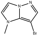 1H-Imidazo[1,2-b]pyrazole, 7-bromo-1-methyl- 结构式