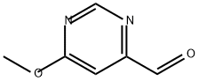 6-甲氧基嘧啶-4-甲醛 结构式
