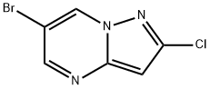 6-溴-2-氯吡唑并[1,5-A]嘧啶 结构式
