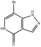 7-溴-1H-吡唑并[4,3-C]吡啶-4(5H)-酮 结构式