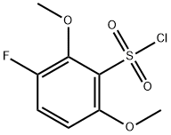 3-氟-2,6-二甲氧基苯磺酰氯 结构式