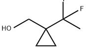 (1-(1,1-二氟乙基)环丙基)甲醇 结构式