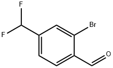 2-Bromo-4-(difluoromethyl)benzaldehyde 结构式