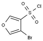 4-溴呋喃-3-磺酰氯 结构式