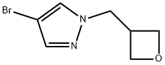 4-Bromo-1-(oxetan-3-ylmethyl)-1H-pyrazole 结构式