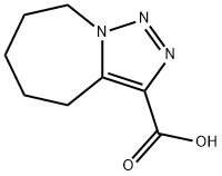 4H,5H,6H,7H,8H-[1,2,3]triazolo[1,5-a]azepine-3-carboxylic acid 结构式