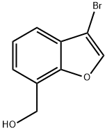 (3-溴苯并呋喃-7-基)甲醇 结构式