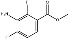 3-氨基-2,4-二氟苯甲酸甲酯 结构式