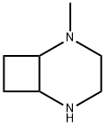 2-methyl-2,5-diazabicyclo[4.2.0]octane 结构式