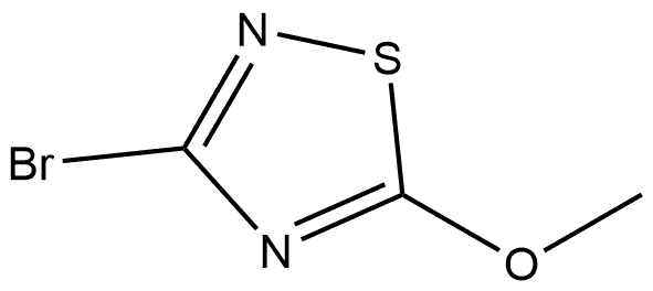 3-溴-5甲氧基-1,2,4-噻二唑 结构式