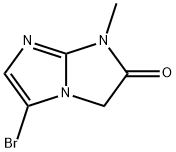 5-溴-1-甲基-1H-咪唑并[1,2-A]咪唑-2(3H)-酮 结构式