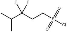 3,3-difluoro-4-methylpentane-1-sulfonyl chloride 结构式