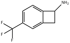 Bicyclo[4.2.0]octa-1,3,5-trien-7-amine, 3-(trifluoromethyl)- 结构式
