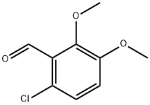 Benzaldehyde, 6-chloro-2,3-dimethoxy- 结构式