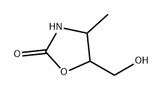 5-(羟甲基)-4-甲基噁唑烷-2-酮 结构式