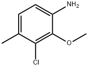 3-氯-2-甲氧基-4-甲基苯胺 结构式
