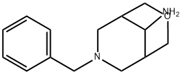 7-苄基-3-氧杂-7-氮杂双环[3.3.1]壬南-9-胺 结构式