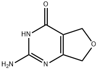 2-氨基-5,7-二氢呋喃[3,4-D]嘧啶-4(3H)-酮 结构式