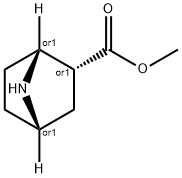 7-Azabicyclo[2.2.1]heptane-2-carboxylicacid,methylester,(1R,2R,4S)-rel- 结构式