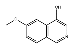4-Isoquinolinol, 6-methoxy- 结构式