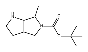 1,1-二甲基乙基六氢-6-甲基吡咯并[3,4-B]吡咯-5(1H)-羧酸酯 结构式