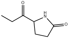 5-丙酰基吡咯烷-2-酮 结构式