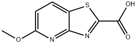 5-Methoxythiazolo[4,5-b]pyridine-2-carboxylic acid 结构式