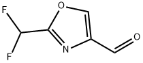 2-(二氟甲基)噁唑-4-甲醛 结构式