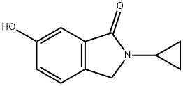 1H-Isoindol-1-one, 2-cyclopropyl-2,3-dihydro-6-hydroxy- 结构式