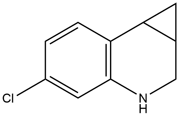 5-氯-1A,2,3,7B-四氢-1H-环丙并[C]喹啉 结构式