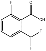 2-(二氟甲基)-6-氟苯甲酸 结构式