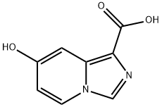 7-hydroxyimidazo[1,5-a]pyridine-1-carboxylic acid 结构式