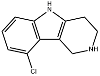 1H-Pyrido[4,3-b]indole, 9-chloro-2,3,4,5-tetrahydro- 结构式