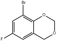 4H-1,3-Benzodioxin, 8-bromo-6-fluoro- 结构式