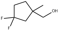 3,3-二氟-1-甲基环戊烷甲醇 结构式