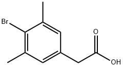 2-(4-bromo-3,5-dimethylphenyl)acetic acid 结构式