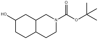 7-羟基八氢异喹啉-2(1H)-羧酸叔丁酯 结构式