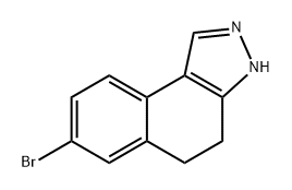 7-溴-4,5-二氢-3H-苯并[E]吲唑 结构式